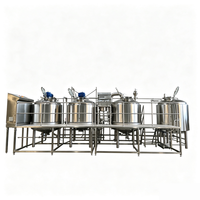 Système de brassage de bière 1800L 4V, équipement commercial à quatre cuves pour brasserie moyenne