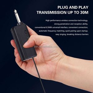 TNH UM- E88 Bestseller 2024 Wireless Professional Hochwertiges wiederauf lad bares Handheld-Karaoke 6,3-mm-Funkmikrofonsystem - Product Image 2