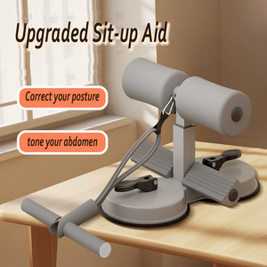 Appareil d'assistance pour sit-ups à <span class=keywords><strong>ventouse</strong></span> avec barre et poignées – Équipement d'entraînement abdominal réglable en PP+mousse pour la maison - Product Image 3