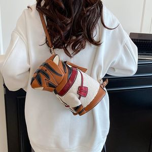 Sac à bandoulière en forme de tigre de simulation, sac à dos en peluche, sacs d'école pour la maternelle, sac réglable, jouet animal de dessin animé, cadeau pour enfants - Product Image 3