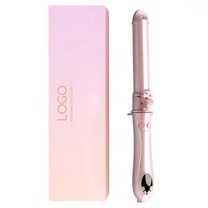 Professional Big Barrel 450 Degree Long Tourmaline Ceramic Electric Portable Curling Iron Hair Curler