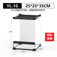 Neues Design hochtransparentes Eintür-Glas Terrarium für Reptilien
