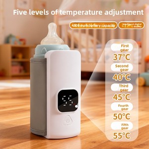 Cross-Border Wireless Constant-Warm <b>USB</b> Rechargeable Baby Milk Warmer Outdoor Bottle <b>Heating</b> Sleeve Portable - Product Image 1