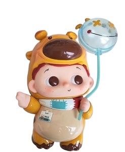 Figura de acción 3D de alta calidad, adorable muñeco de oso, cerdo y abeja para colección de juguetes de moda, decoración de coches y pasteles, inspirado en anime. - Product Image 6