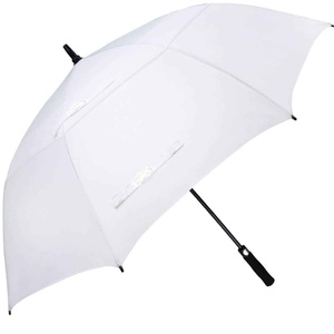 Parapluie de golf blanc double couche léger en fibre de verre, livraison gratuite, une pièce, anime, 30 pouces - Product Image 1