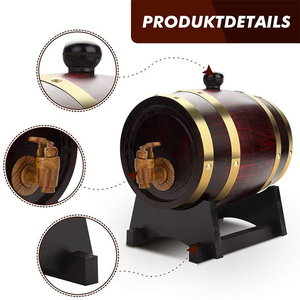 <span class=keywords><strong>Barril</strong></span> de roble de estilo nuevo, <span class=keywords><strong>barril</strong></span> de vino de madera de roble de 1,5 l, venta al por mayor de fábrica, personalizado con grifo <span class=keywords><strong>O</strong></span> nuevo estilo - Product Image 2