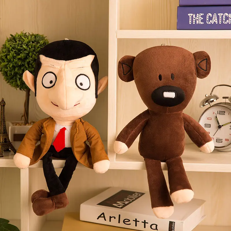 Wholesale best-selling high-quality movie Mr. Bean Teddy Bear plush stuffed toy cartoon Mr. Bean Bear plush toy doll