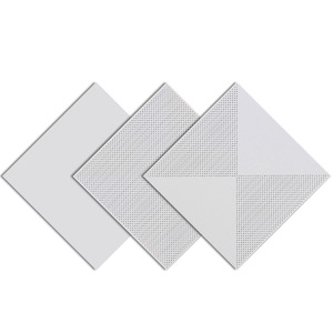 Perforated <b>Metal</b> Ceiling Tile 24 X 24 In For Office Commercial Use Minimalist Design - Product Image 1