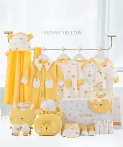 Pakaian Anak Perempuan Baru Lahir Laki-laki 18 Buah 0 3 Bulan Setelan Bayi Celana Hadiah Layette Set Pakaian Bayi Balita Pakaian Bayi Nordik