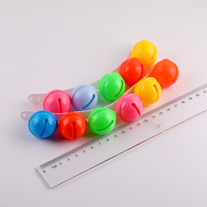 Campanas de plástico con manivela para la muñeca, 6 uds., accesorios de baile coloridos para niños, para actuaciones de 2 a 4 años, juguete musical Unisex - Product Image 4