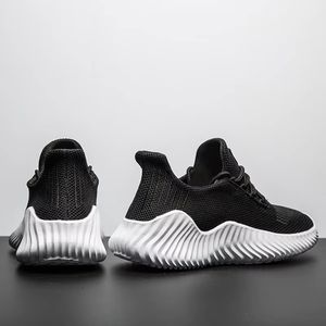 Zapatillas Casuales para Hombre, Transpirables, con Parte Superior de Malla, Blancas, Modernas, para Correr, con Función de Aumento de Altura, Talla Grande, Ligeras, para Caminar en Invierno - Product Image 3