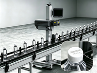 Marqueur laser CO2 en ligne 30W 40W 50W 60W haute précision pour verre, PE, PVC, métal et non-métal