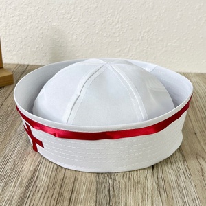 Bán Buôn Lễ Hội Hiệu Suất Đội Trưởng Điều Dưỡng <span class=keywords><strong>Hat</strong></span> Trắng Màu Đỏ Sọc <span class=keywords><strong>Popeye</strong></span> Phong Cách Phụ Nữ Mùa Hè Bên Đồng Phục - Product Image 6