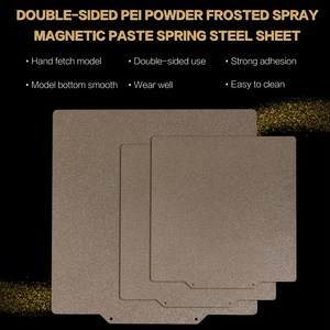 Double Side PEI Spring Steel Sheet with Magnetic Base Build Plate for 3D <strong>Printer</strong> Heated Bed Platform Upgrade 235x235 310x310 - Product Image 2