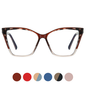 Lunettes anti-lumière bleue 87221 TR90, monture carrée complète en acétate, unisexe, avec branches à ressort et design à motifs. - Product Image 3