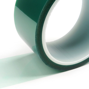 Cinta adhesiva de silicona de poliéster PET verde de alta temperatura multiusos para uso industrial - Product Image 5