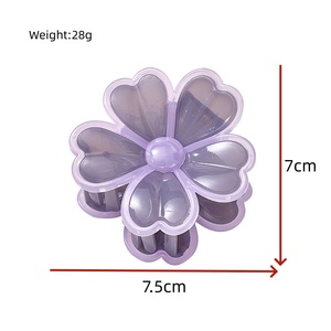 กิ๊บติดผมรูปดอกไม้สีเจลลี่ขนาด 7.5 ซม. <span class=keywords><strong>สไตล์</strong></span><span class=keywords><strong>เกาหลี</strong></span> น่ารักหวานๆ เหมาะสำหรับใช้ในชีวิตประจำวันและงานปาร์ตี้ สำหรับผู้หญิง - Product Image 3