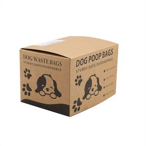 Sacs à déjections canines épaissis biodégradables et écologiques en plastique pour animaux de compagnie, vente en gros - Product Image 3