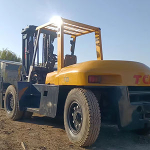 TCM 100 10トンディーゼルフォークリフトトラック（ソリッドタイヤ、サイドシフター、コンテナマスト付き） - Product Image 1