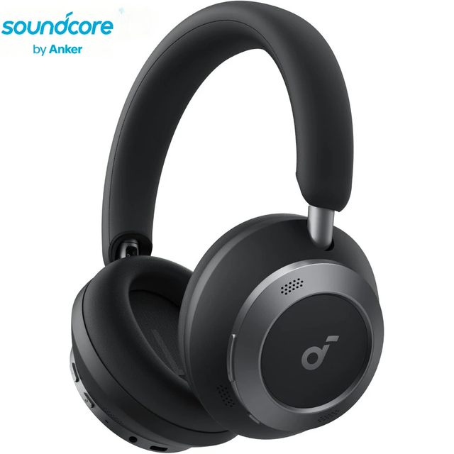 Anker Soundcore Space One Pro Over Ear Wireless Headphones Hi-Res LDAC Bluetooth ANC Noise Cancelling Gaming Headset Fast Charge