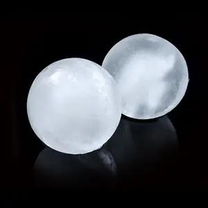 व्हिस्की बर्फ के नए नए साँचे दौर बर्फ गेंद क्षेत्र निर्माता नए नए साँचे, बनाता विशाल कॉकटेल के लिए 2.5 इंच धीमी पिघल आइस गेंदों