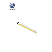 Tube LED haute luminosité 4 pieds (1,1 m) 40W IP20 6500K pour salle blanche et entrepôt, avec construction en alliage d'aluminium