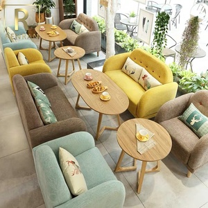 <strong>Foshan</strong> <strong>Supplier</strong> Cheap Leisure Restaurant Hotel Cafe Design Furniture Restaurant Booths Sofa Chair <strong>Set</strong> - Product Image 1