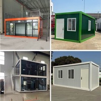 Conteneur de bureau mobile, dortoir pour personnel, villa, logement moderne préfabriqué modulaire et démontable