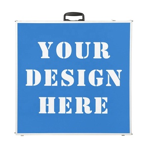 Beerpong-<span class=keywords><strong>mesa</strong></span> plegable <span class=keywords><strong>de</strong></span> aluminio con patrón personalizado, ajustable, para picnic, camping, cerveza, juego <span class=keywords><strong>de</strong></span> fiesta, 8 pies - Product Image 4