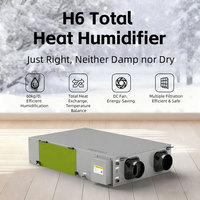 Ventilateur de récupération d'énergie monté au plafond, humidificateur à faible bruit, humidificateur d'air frais