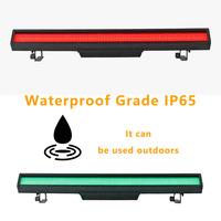 AOPU Lumière stroboscopique LED modulable, étanche, pour scène, à contrôle de points couleur, avec effet de givre électronique par DMX