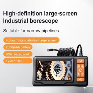 กล้องตรวจสอบท่อขนาดเล็ก <span class=keywords><strong>P790</strong></span> ความละเอียด 1080P กล้องเอนโดสโคป หน้าจอ 4.3 นิ้ว กล้องบอร์สโคป เลนส์ 8 มม. มาตรฐาน IP67 สำหรับตรวจสอบเครื่องยนต์ - Product Image 2