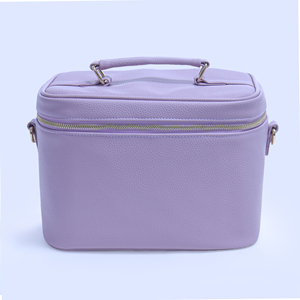 Women's Custom DIY PU Portable Water Resistant Eco-Friendly Makeup <b>Bag</b> Adjustable Strap <b>Large</b> Capacity Travel Cosmetic for - Product Image 2