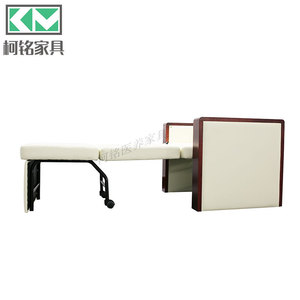 Sillón Cama Plegable Keming para Hospitales y Centros Médicos, 820*710*950/1800mm, Color Blanco Hueso, Madera Maciza, para Uso en Salas de Hospitalización - Product Image 2