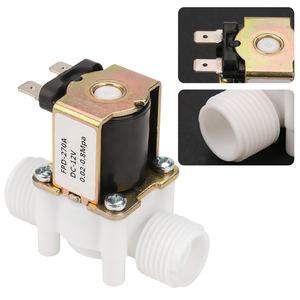 DC 12V/24V G1/2 FPD-270A plastik elektrik giriş Solenoid su vanası için çamaşır makineleri su dağıtıcılar bahçe spreyler 220V - Product Image 4