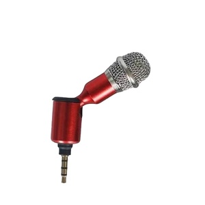 Teléfono móvil <span class=keywords><strong>Tarjeta</strong></span> de sonido Metal Mini portátil con cable Micrófono de condensador con cancelación de ruido Grabación de transmisión <span class=keywords><strong>en</strong></span> <span class=keywords><strong>vivo</strong></span> al aire libre Enchufe directo - Product Image 3
