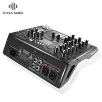 Console de mixage professionnelle SK4 pour diffusion en direct et enregistrement, avec carte son intégrée pour équipement de studio musical