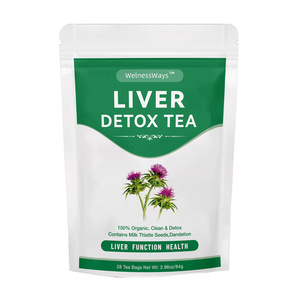 צ 'ינאהארבס כבד צמחי תה פרטי תווית אבקת מאצ' ה ירוק אבקת תה פרחים בגד אריזה - Product Image 6