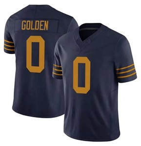 Vente en gros de vêtements pour hommes Green Bay # Maillot de football américain Matthew Golden, broderie dense, chemises et hauts en jersey - Product Image 3