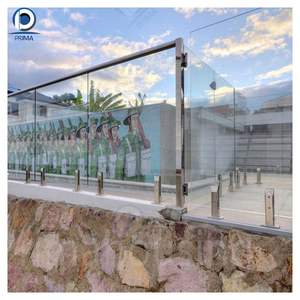 Barandilla <span class=keywords><strong>de</strong></span> Vidrio para Piscina Optima, Montaje en Fachada, Acero Inoxidable 316, Sin Reseñas Aún - Product Image 3