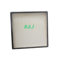 Ukuran Khusus Efisiensi Hepa 99,99%, Filter Hepa Bahan Fiberglass Kelas H13 H14 untuk Laminar Air Flow Hood