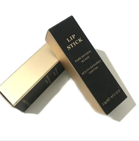 Boîte d'emballage de rouge à lèvres personnalisée en gros avec impression UV couleur, boîte cadeau en papier à tiroir pour cosmétiques de beauté