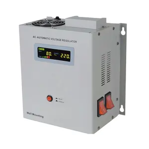 50Hz 60Hz Output frequency LCD customized smart cooling for 3000VA and above relay type SVC Single Phase Voltage Stabilizer