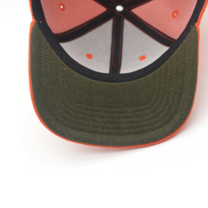 Casquettes Snapback en laine Melton à 6 panneaux avec logo personnalisé ODM TCAP Chine - Product Image 5