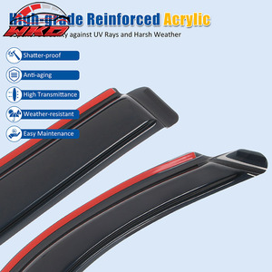 Viseras para Ventanas con Protección de Canal para Chevy Equinox 05-09 y Pontiac Torrent 06-09 - Product Image 4