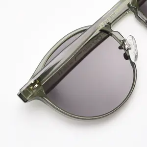 Round Keyhole Street Fashion TR90 Light Weight Frame Unisex Polarized Sunglasses