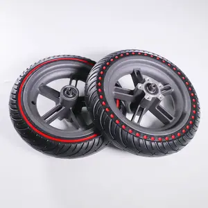 New Image Escooter Mijia M365/1S Scooter Tire With Wheel Hub 8.5inch Rear Wheel Scooter Back Solid Tyre