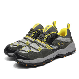 Botas de senderismo para uso en exteriores, zapatos para hombre con altura media a la pantorrilla, impermeables y antideslizantes para hombre - Product Image 4
