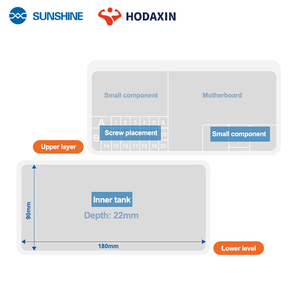 Boîte de rangement <span class=keywords><strong>SUNSHINE</strong></span> SS-001A pour composants de carte mère, outils d'ouverture de smartphone, collecteur pour réparation de cartes mères - Product Image 3
