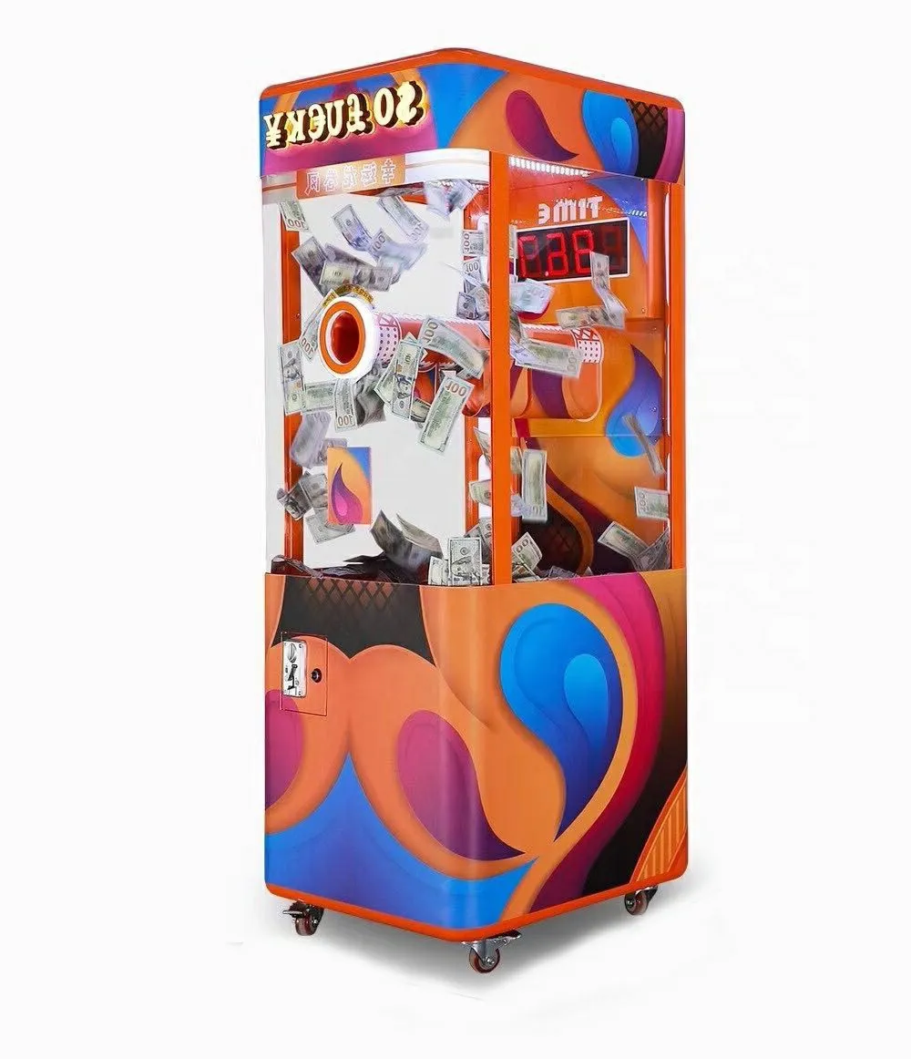 2020 nueva llegada máquina de arcade que funciona con monedas aceptador de billetes máquina expendedora de premios de la suerte